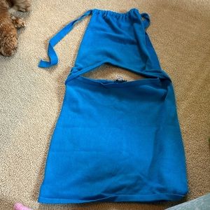 Beginning Boutique Knit Halter Dress